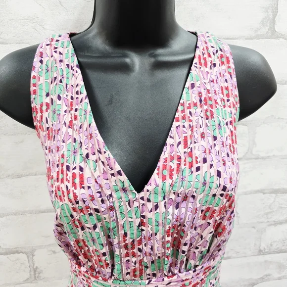 kate‎ spade Pink Floral Burnout Midi Dress - Picture 2 of 13